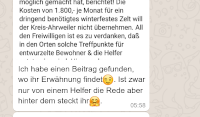 Meinen Unterstützern vielen Dank!